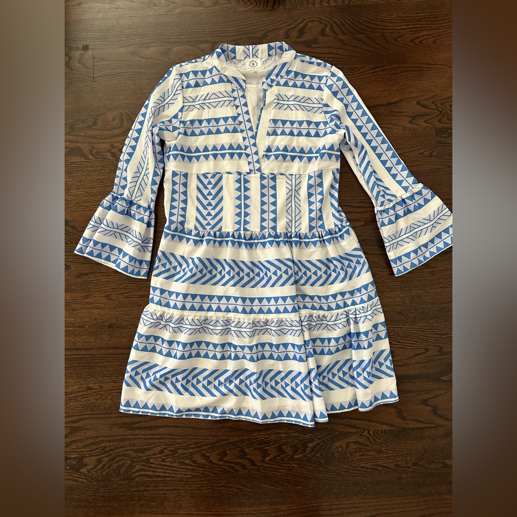 Blue And White Dress (Medium)